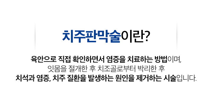 치주판막술